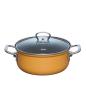 Preview: Riess Kasserolle mit Glasdeckel, Nouvelle Orange